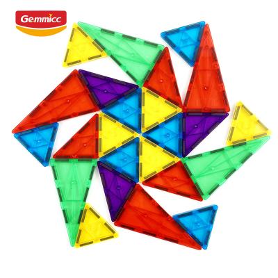 China Intellectual Development Magnetic Building Toys Gemmicc Educational Construction Toy 3D Magnetic Building Tiles For Kids for sale