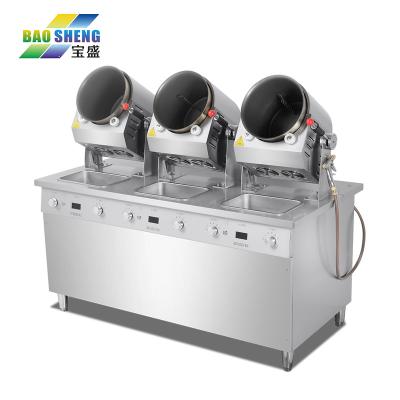 China Deli Fried Rice Machine Electric Food Commercial Cooking Machine for Restaurant Food Robot Cooker Gas Automatic Rice Cooking for sale