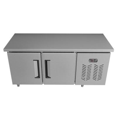 China Dual-temperature Door And Drawer Under Counter Table Top Stainless Steel Salad Fridge for sale