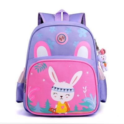 China Instant LOGO Customized Cartoon Backpack Boys and Girls Baby Nylon Children's Schoolbag Cute Cartoon Kindergarten Backpack for sale