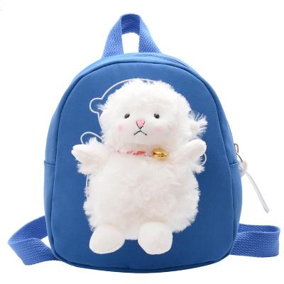 China Other Hot Sale Kids Backpack Primary School Bag Boys Girls Cartoon School Bags With Lamb And Rabbit for sale