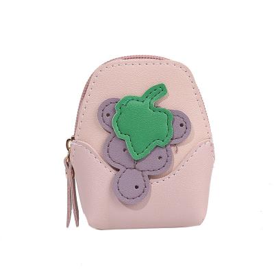 China Shell New Arrival Summer Fruit Design Shell Backpack Shaped Mini Coin Leather Main Pocket Zipper PU Purse Earphone Bag for sale