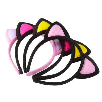 China Decoration Kids Girls Ladies Hair Accessories Sex/Fox Birthday Party Costume Soft Hair Circle/Cat Ears Plush Headband for sale