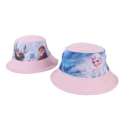 China European and American Style Toddler Elsa Frozen Sun Hat and Anna Kids Bucket Hat Girls Baseball Cap and Assortment for Beach, Age 2~4 Years for sale