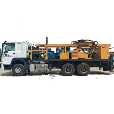 China Home Use Full Hydraulic High Efficiency 400m Truck Mounted Water Well Drilling Rig for sale