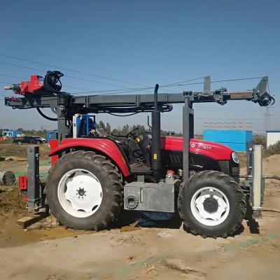 China Home Use 300m Mud Drilling Tractor Water Well Drilling Rig for sale