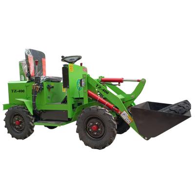 China Building Material Shops Electric Power Diesel Power 400Kgs Mini Loader for sale