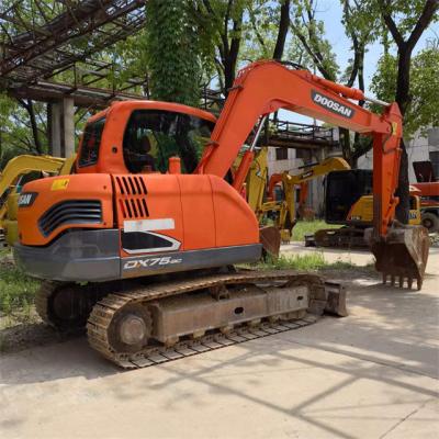 China 8 toneladas Listo para el trabajo y experimentado usado Corea importado Doosan DX 75 en buenas condiciones en venta