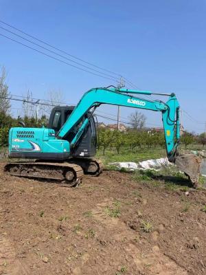 China mini excavadora usada KOBELCO SK75-8 Máquina de excavadora usada Potencia del motor 42kW en venta