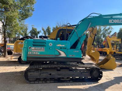 China Excavadora de segunda mano Kobelco Sk140lc 8 Excavadora de rastreo grúa Peso 13.3t en venta