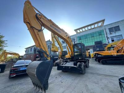 China 21.2 toneladas Hyundai 210W-7 Excavadora de ruedas usadas Capacidad del cubo 1.34m3 en venta