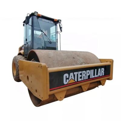 China In gutem Zustand CAT CS-583D Vibratory Single Drum Road Roller mit Original-Ersatzteilen zu verkaufen