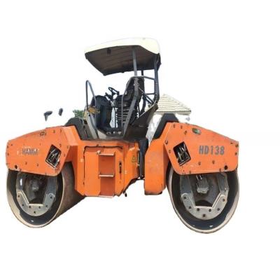 China 14 Ton Used HAMM HD130 Road Roller Imported from USA for Highway Bridge Engineering for sale