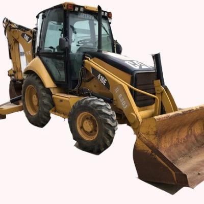 China 6792 10200 kg Machine Weight Used Caterpillar 416E Backhoe Loader 162 kw Original Now for sale