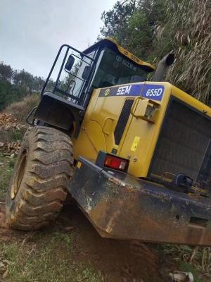 China 120 kW Nettovermogen Gebruikte Bulldozer Crawler Machine SEM 655 D Gemakkelijk onderhoud Te koop