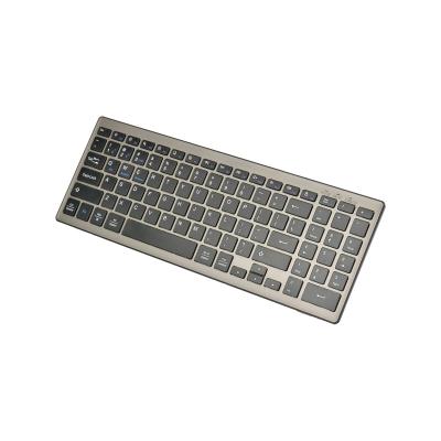 China New Desktop Wireless Bluetooth Keyboard 168 Two-key Area 2.4G Wireless Receiver With Dual Bluetooth Keyboards for sale