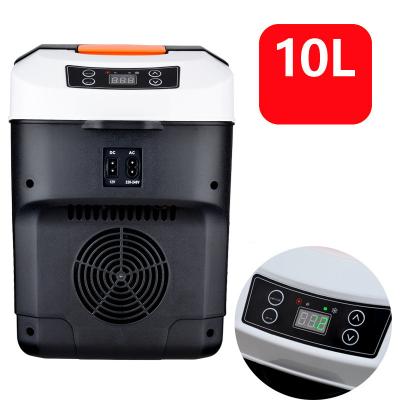 China Mini Car Portable Freezer Wholesale Portable Travel DC 24v Compressor Cooling 12v Freezer Refrigerator Fridge Trucks Car Mini Fridges for sale