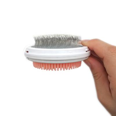 China Large Viable Soft Rubber Grooming Comb for Dogs Cats Shampoo and Massage Remove Throw Fur Pet Bath Brush for sale