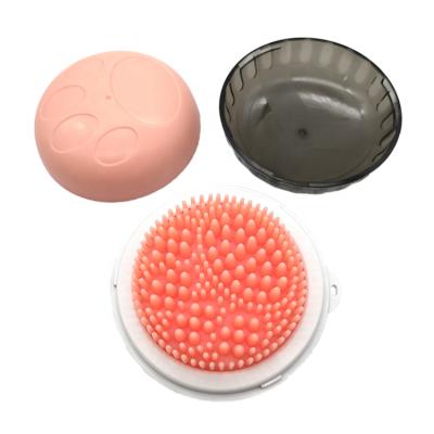 China Viable Bath Shampoo Cat Dog Soft Rubber Pet Grooming Fur Mat Removal Pet Brush Slicker Loose Cleaning Tools for sale