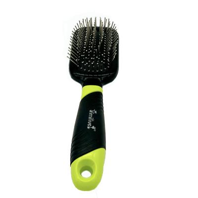 China Viable Pet Brush Factory Supply Grooming Non-slip Handle Massage Comb Pet Hair Cat Brush for sale