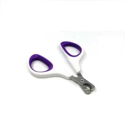 China Viable Pet Cat Nail Clippers Trimmer Stainless Steel Scissor Cutter For Small Animals Paw Grooming for sale