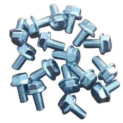 China Building Quality Assurance Galvanized Fine Thread High Strength Hex Flange Bolts for sale