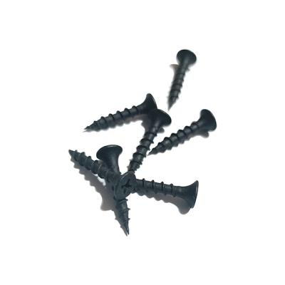 China Pan Flat Head Cross High Strength Black Phosphating Self Tapping Wood Screws for sale