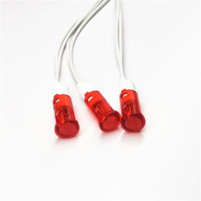 China Other Custom size 10mm 22mm pressure type led pilot indicator red lamp for switchboard for sale