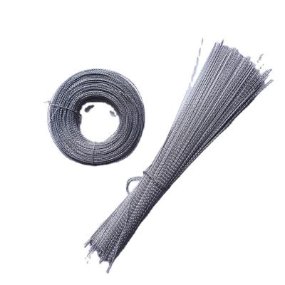 China Metal Guangzhou factory 20cm 30cm 2 strands stainless steel  lead seal wire for meter seals for sale