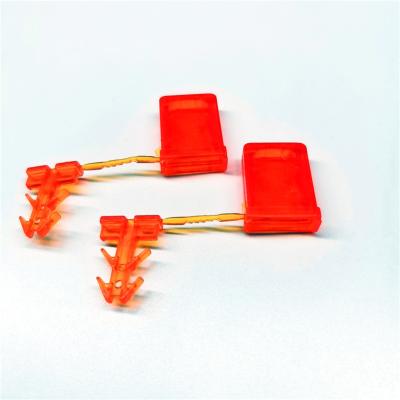 China PC New Arrival High Quality Large Stock Easy Open Pc Material  Plastic Numbered Wire Padlock Seal for sale