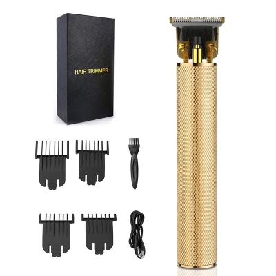 China Outdoor Professional Rechargeable Hair Trimmer For Man Barber Hair Cutting Machine Razor Cordless Metal Trimmer Shaving Machine for sale