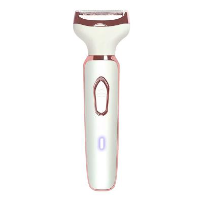 China Outdoor Women 4 in 1 Waterproof Lady Shaver Rechargeable Mini Electric Nose and Ear Trimmer Shaver Facial Eyebrow Trimmer for sale