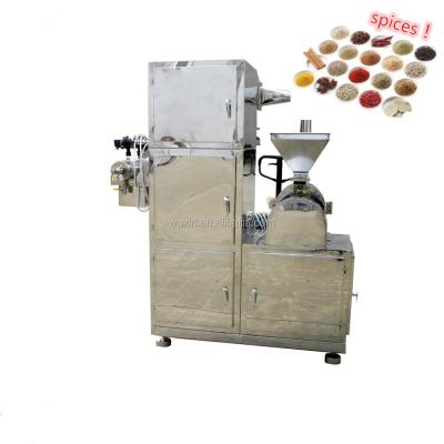 China CE Stainless Steel Spice Powder Grinding Machine CE Industrial Automatic Air-Cool Fine Powder Spice Grinder Machine Easy Operation High Efficiency for sale