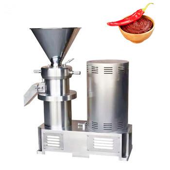 China Dairy Factory CE Chilli Mill Stainless Steel High Speed ​​Stirring Colloidal Paste Making Machine Chili Sauce Peanut Butter Maker Machine for sale