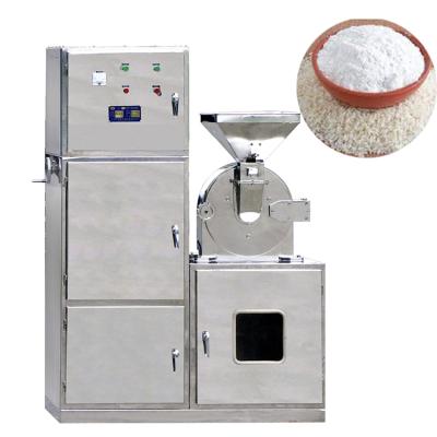 China CE Commercial Automatic Efficient Stainless Steel SUS304 Stainless Steel Dust-Collection High Efficiency Rice Flour Powder Pulverizer Easy Operation For Factory for sale