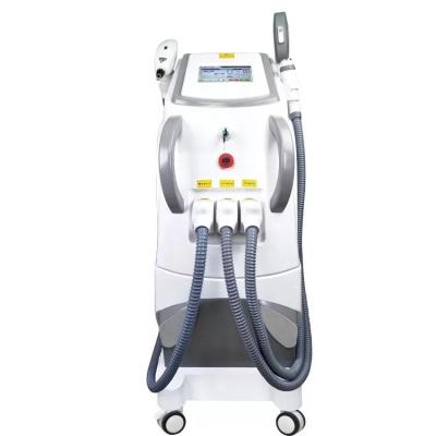 China Anti-puffiness 3 in 1 multifunctional e-light choose shr IPL rf ND yag laser hair removal Q-switched beauty machine for sale