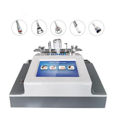 China Multifunctional Equipment Nail Removal Machine 980nm Spider Laser Blood Vessels Removal Physiotherapy Diode Laser 980 Fungus Removal for sale