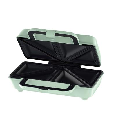 China Double-Slice Sandwich Maker Shell No. Outdoor Die-Cast Aluminum Induction Sandwich Nonstick Coating Phenolic Maker for sale