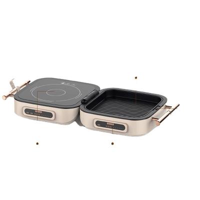 China Large Capacity Die-Cast Shell Aluminum Non-Stick Multi-Function Phenolic Induction Cooker Liner Multi-Function Cooker No for sale