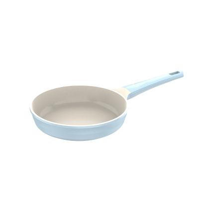 China 20/22/24/26/28cm Aluminum Nonstick Coating Frying Die Cast Viable Pan Without Lid Phenolic Handle With Soft Touch Frying Pan Full Induction for sale