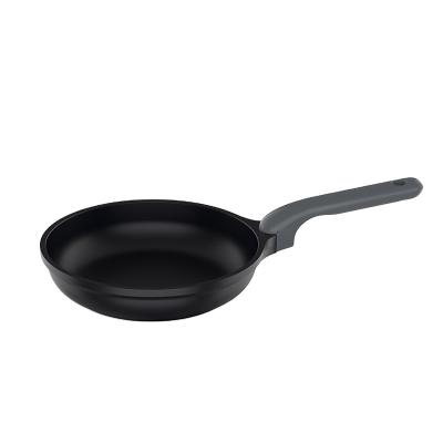 China 20/22/24/26/28cm Aluminum Nonstick Coating Frying Die Cast Viable Pan Without Lid Phenolic Handle With Soft Touch Frying Pan Full Induction for sale