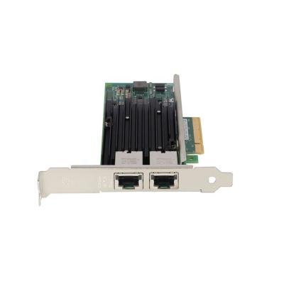 China AN8540-T2 Server Dual Ports RJ45 i ntel X540-T2 Chips PCIe Ethernet Converged Network Adapter for sale