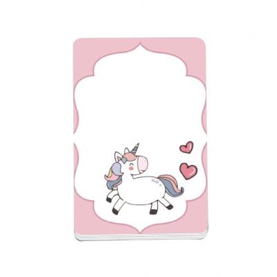 China Loose Leaf Unicorn Memo Pads Creative Tear Out Memo Pad Creative Student Memo Pad 50 Sheets for sale