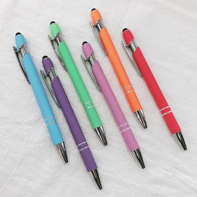 China office & Pointe Pen Wholesale Personalized Touch Screen Pen With Custom Logo School Pen Promotion Ball Pen Advertising for sale