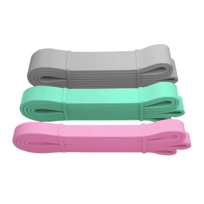 China Portable Workout Equipment Rubber Band Fitness Resistance Bands Yoga Gym Gum New Strength Pilates Elastic Women Color L002 for sale