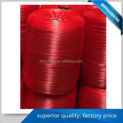 China Recyclable PP Mesh Pocket Net Tubular Bags For Onions Made In China for sale