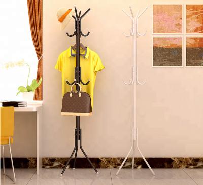 China (Size) Style Bedroom Bag Rack Iron Coat Adjustable Single Hat Rack for sale