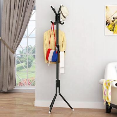 China (Size) 12 Hook 175cm Height Adjustable Free Hat And Coat Rack Hanger for sale