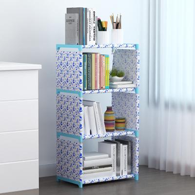 China Cheap Bookcase Foldable Desk Children Bookcase Multi-shelf Bookshelf for sale