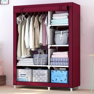 China DIY Foldable Non-woven Fold Portable Storage Organizer Furniture When Cabinet Bedroom Furniture Quarter Wardrobe for sale